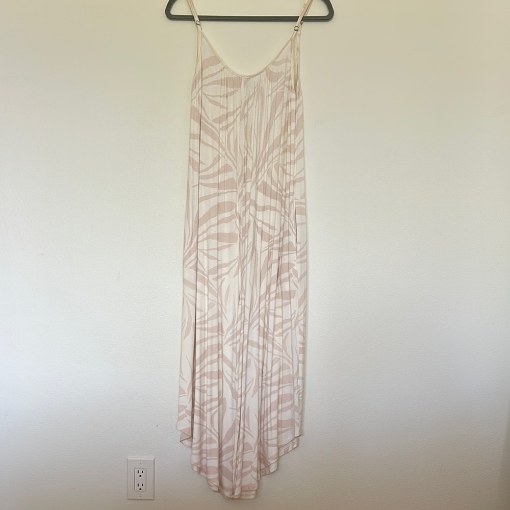 Z Supply NWOT Pink Sleeveless Spaghetti Strap Wide Leg Jumpsuit